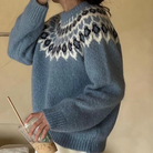 Damen Norweger Pullover Oversize