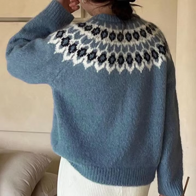 Damen Norweger Pullover Oversize