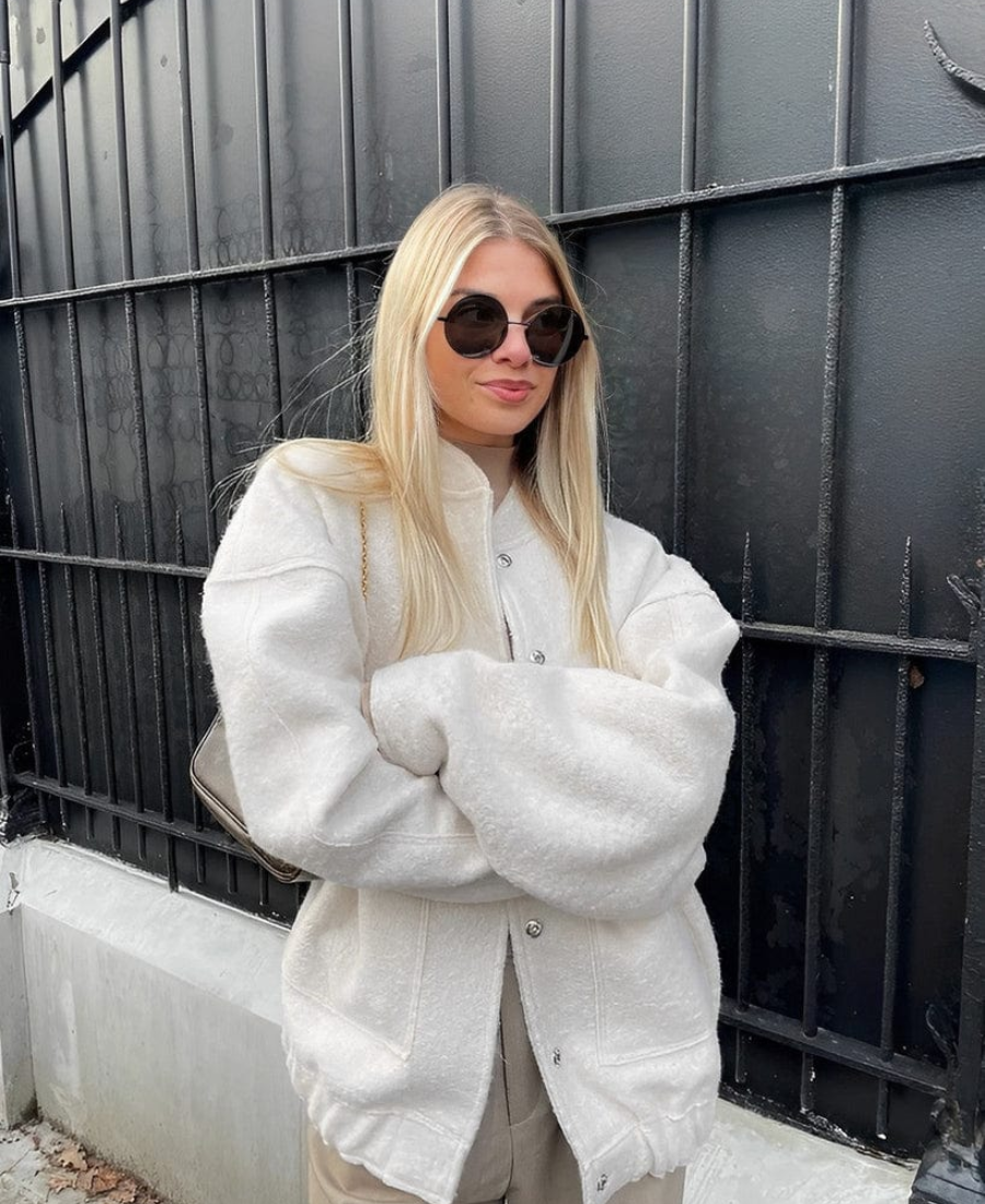 Übergroße Winterjacke für Frauen