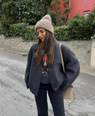 Übergroße Winterjacke für Frauen