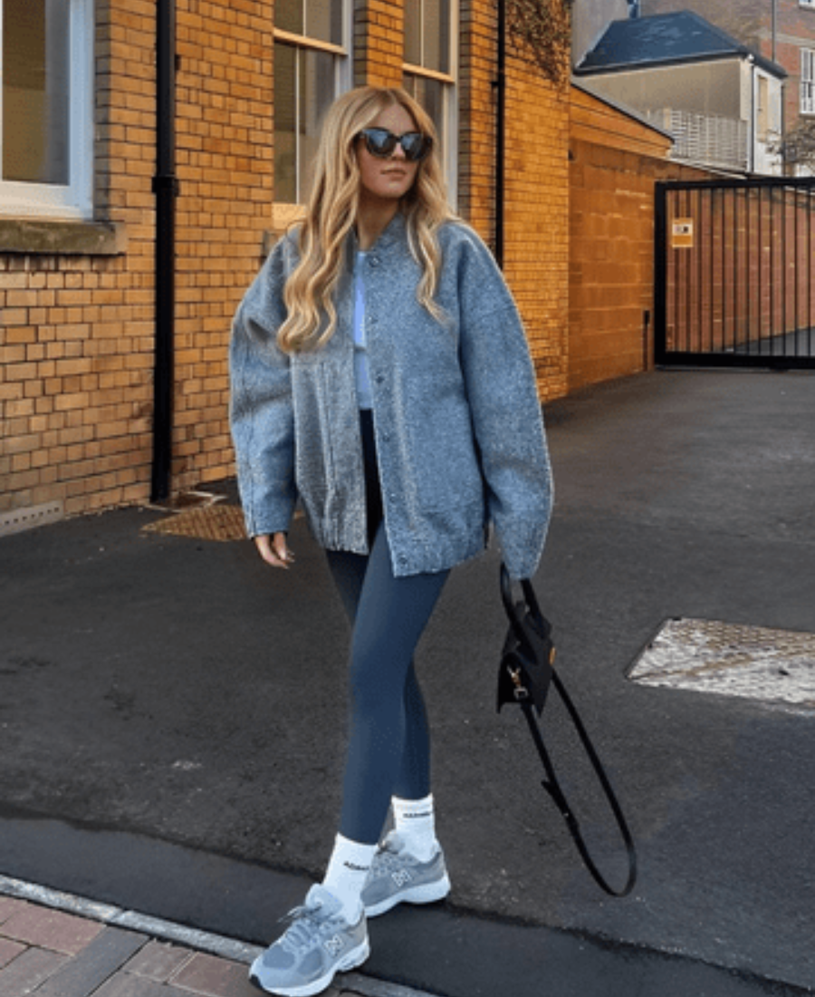 Übergroße Winterjacke für Frauen
