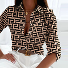 Damen Blusen Elegant Langarm