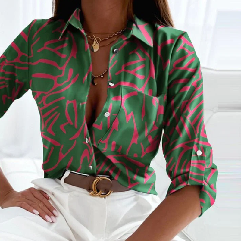 Damen Blusen Elegant Langarm