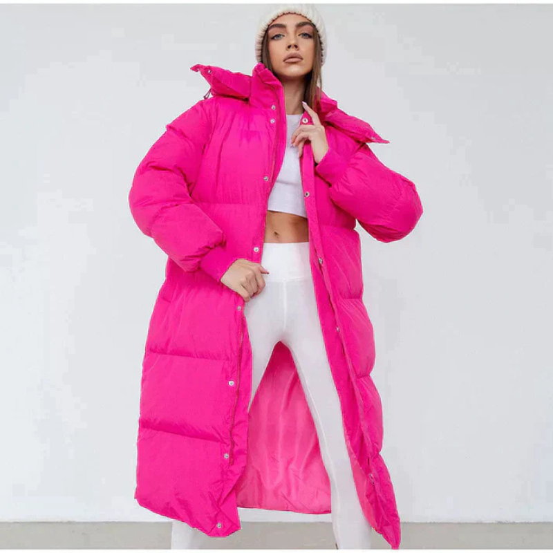 damen-daunenjacken-lang-steppjacke-schwarz