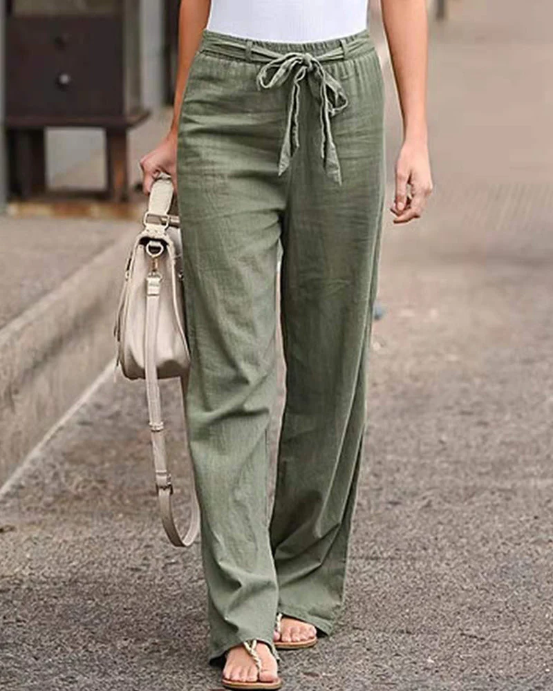 damen-elastischembund-bequeme-hose