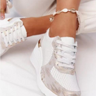 Damen Elegant Schuhe Weiß