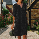 Elegant Abend V-Ausschnitt Kleid