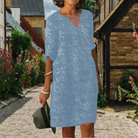 Elegant Abend V-Ausschnitt Kleid