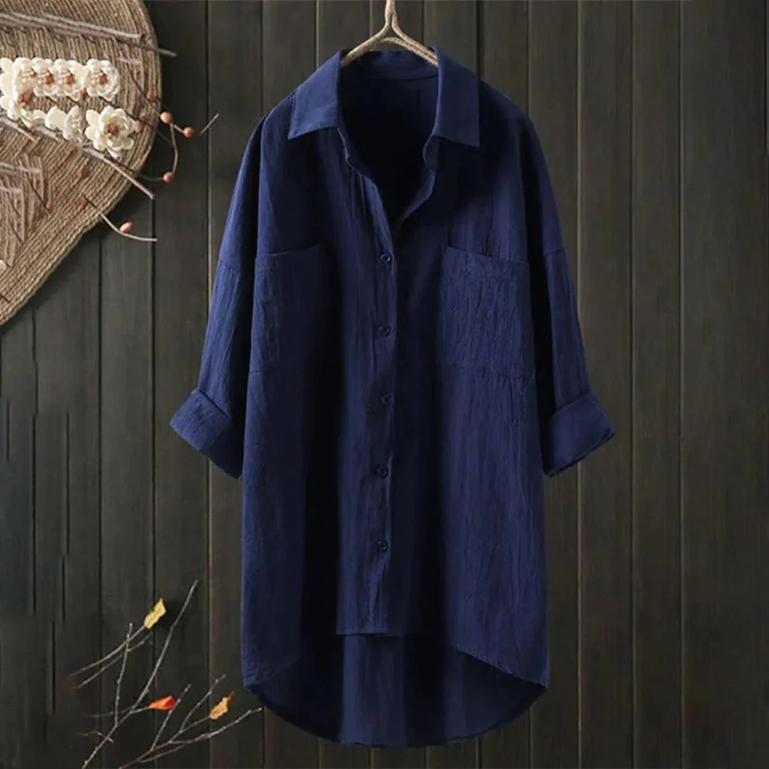 Elegante Long Bluse für Frauen