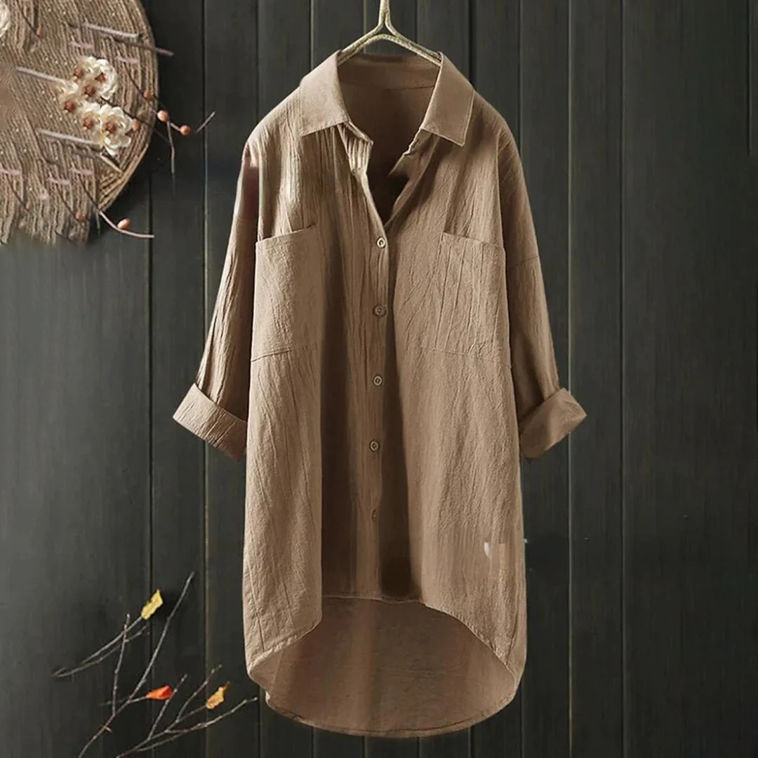 Elegante Long Bluse für Frauen