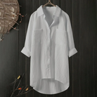Elegante Long Bluse für Frauen