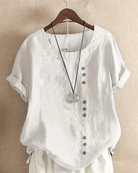 Elegante Kurzarm-Bluse für Frauen