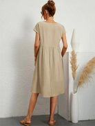Elegantes Kurzärmliges Party Kleid 