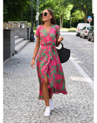 Elegantes Party-Wickelkleid