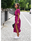 Elegantes Party-Wickelkleid