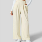Elegante Hose mit hoher Taille und weitem Bein für Frauen