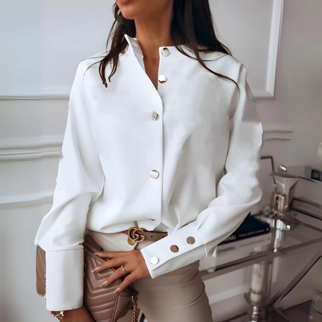 Elegante Langarm-Bluse für Frauen