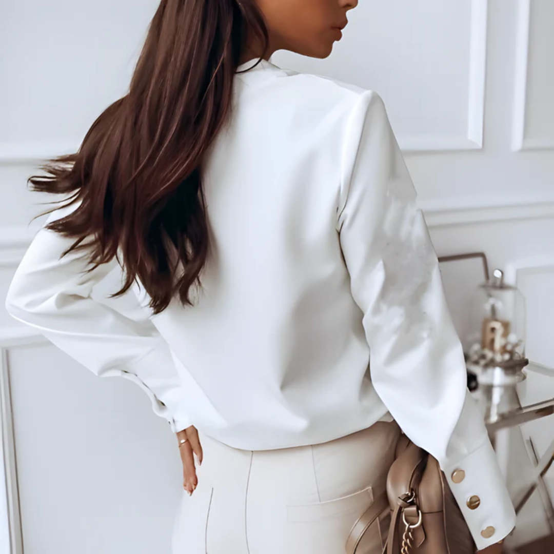 Elegante Langarm-Bluse für Frauen