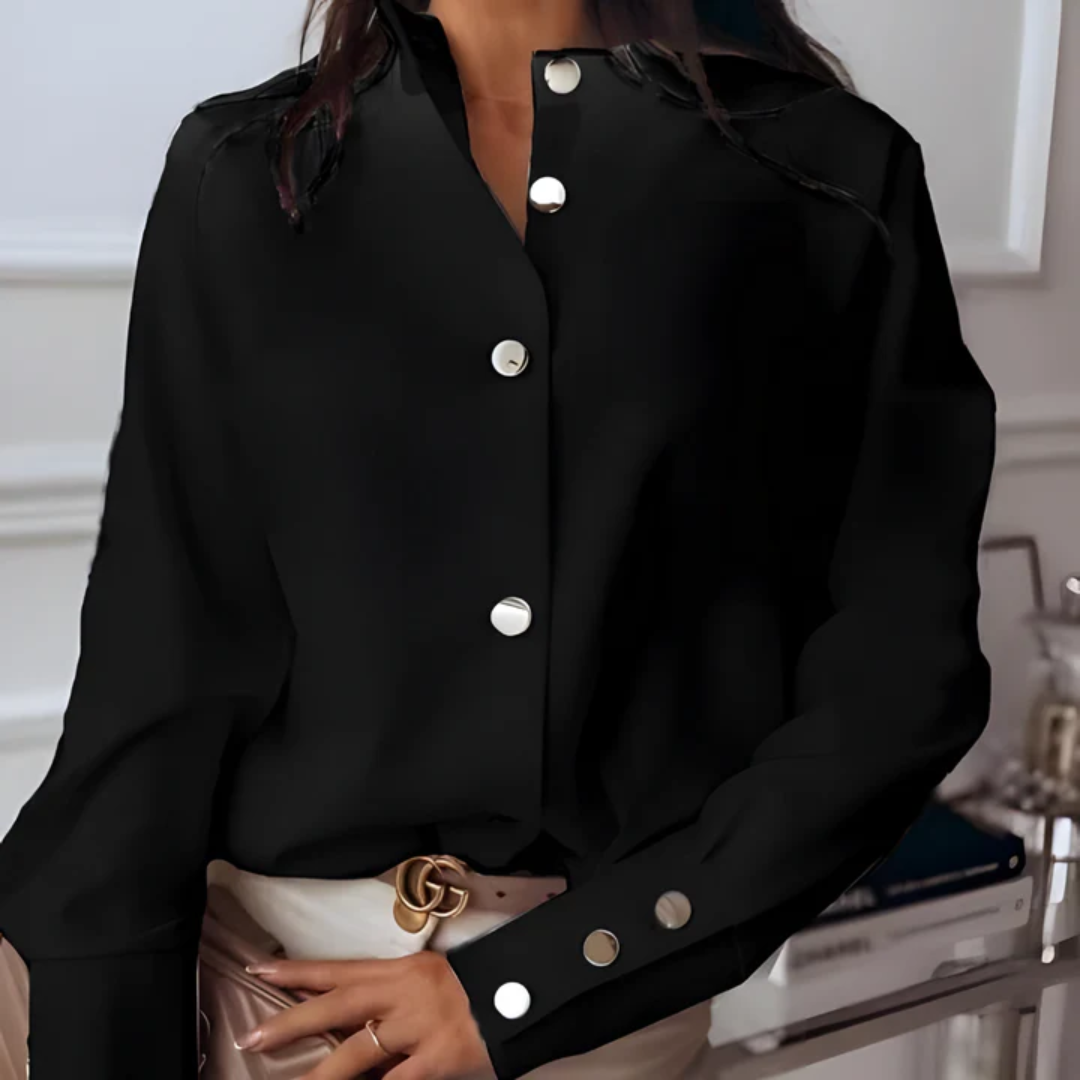 Elegante Langarm-Bluse für Frauen