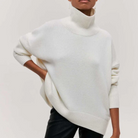 Elegante Oversize Rollkragenpullover für Frauen
