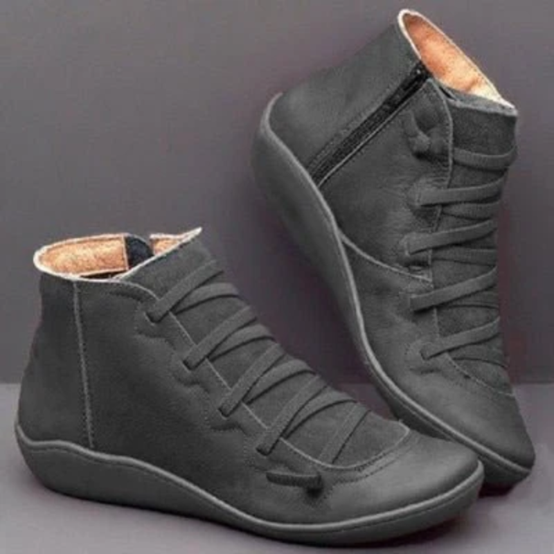 Damen Flach Stiefeletten Elegant