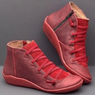 Damen Flach Stiefeletten Elegant