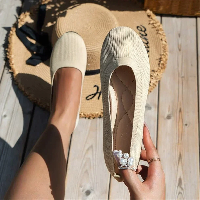 Damen Flache Schuhe Elegant