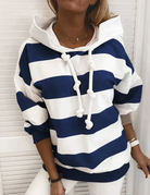 Gestreifter Hoodie für Frauen