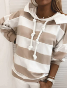 Gestreifter Hoodie für Frauen