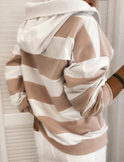 Gestreifter Hoodie für Frauen