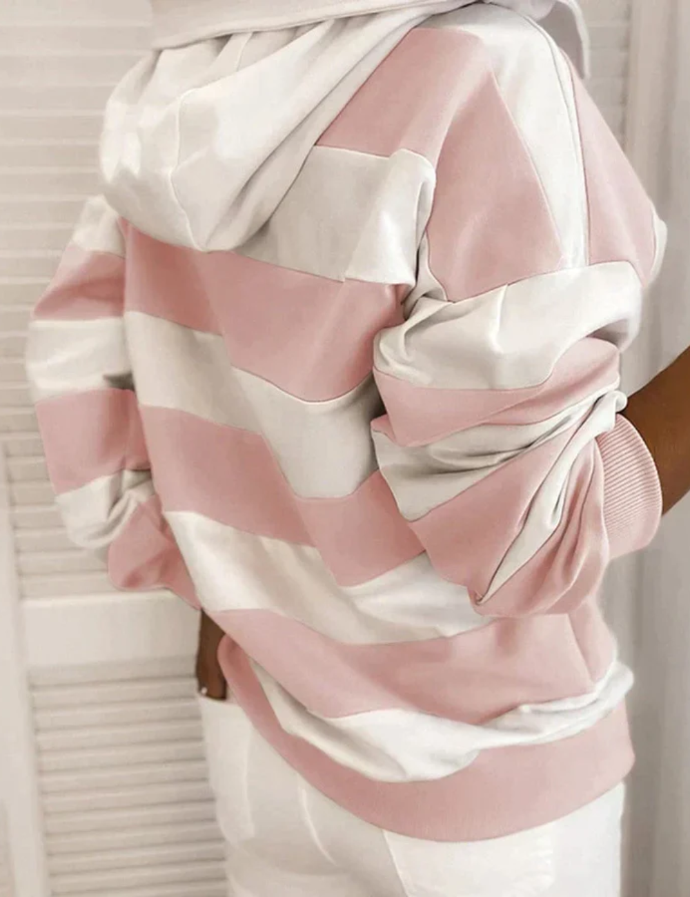 Gestreifter Hoodie für Frauen