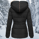 Damen Grün Parka Warme Winterjacke