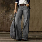 Weite Jeans mit hoher Taille für Frauen