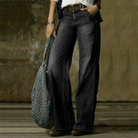 Weite Jeans mit hoher Taille für Frauen