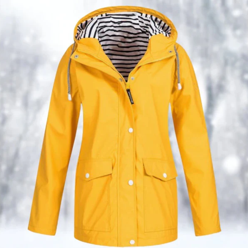 Kapuze Wasserdichte Regenjacke für Frauen