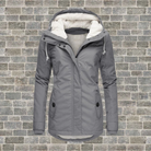 Damen Kapuze Winterjacke Warme