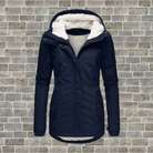 Damen Kapuze Winterjacke Warme
