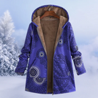 Lange Kapuze Winterjacke für Frauen