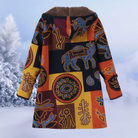 Lange Kapuze Winterjacke für Frauen