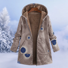 Lange Kapuze Winterjacke für Frauen