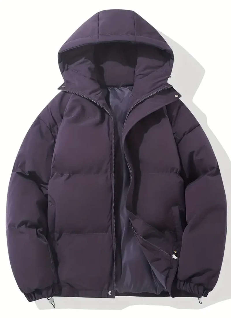 Damen Kurz Daunenjacke Steppjacke Kapuze