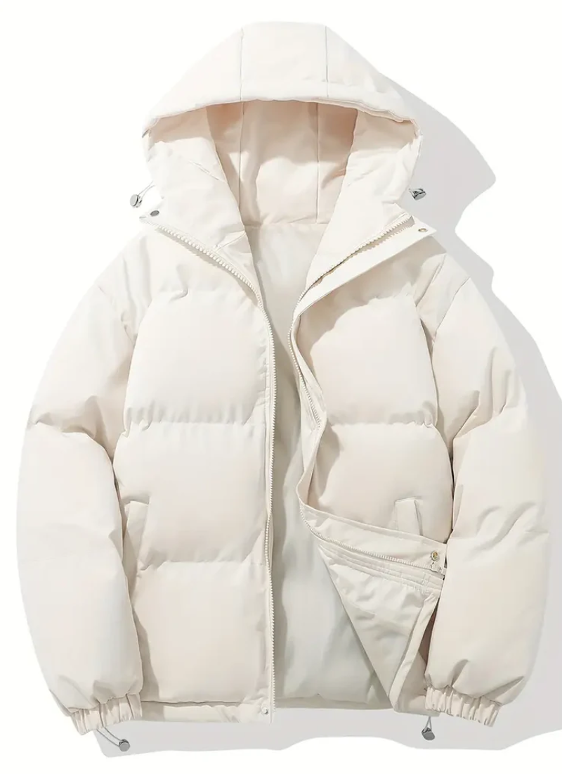 Damen Kurz Daunenjacke Steppjacke Kapuze