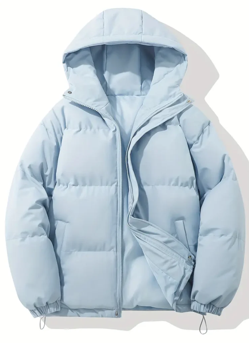 Damen Kurz Daunenjacke Steppjacke Kapuze