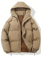 Damen Kurz Daunenjacke Steppjacke Kapuze