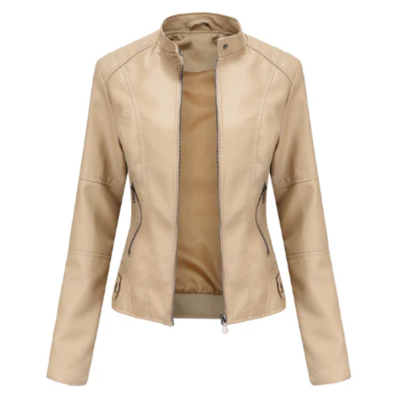 Damen Kurze Jacke Schwarze