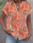  Kurzarm Party Bluse für Frauen