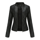 Damen Kurze Jacke Schwarze