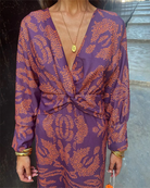 Langarm Abend Maxikleid 