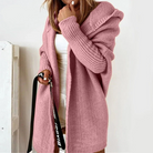 Damen Lange Strickjacke Oversize