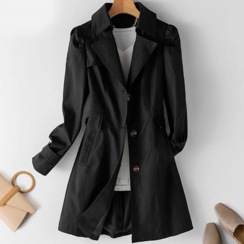 Lange Leichte Trenchcoat für Frauen